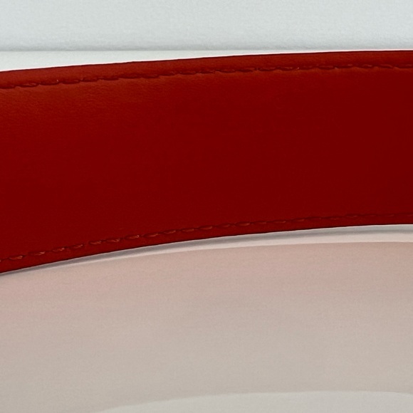 LOUIS VUITTON ORANGE BELT SIZE 90 - Picture 15 of 17